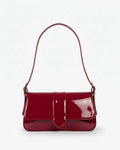 CHERRY-BAE BURGUNDY SHOULDER BAG