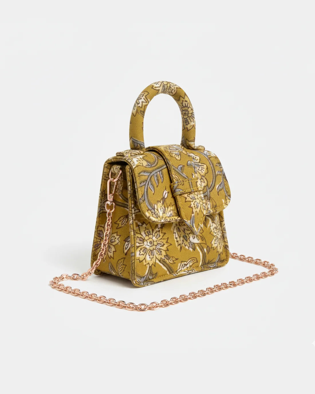 PRINTED OLIVE MINI CROSS-BODY BAG