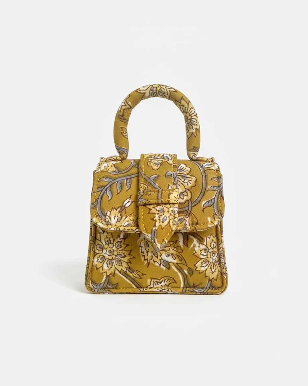 PRINTED OLIVE MINI CROSS-BODY BAG