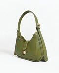 LOCKETTE OLIVE GREEN SHOULDER BAG