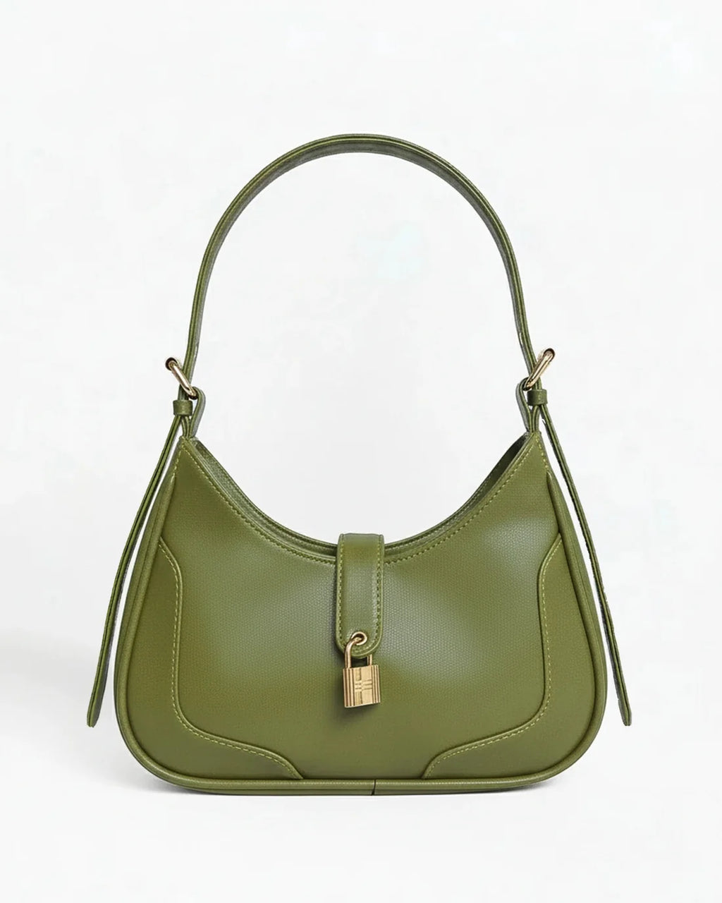 LOCKETTE OLIVE GREEN SHOULDER BAG