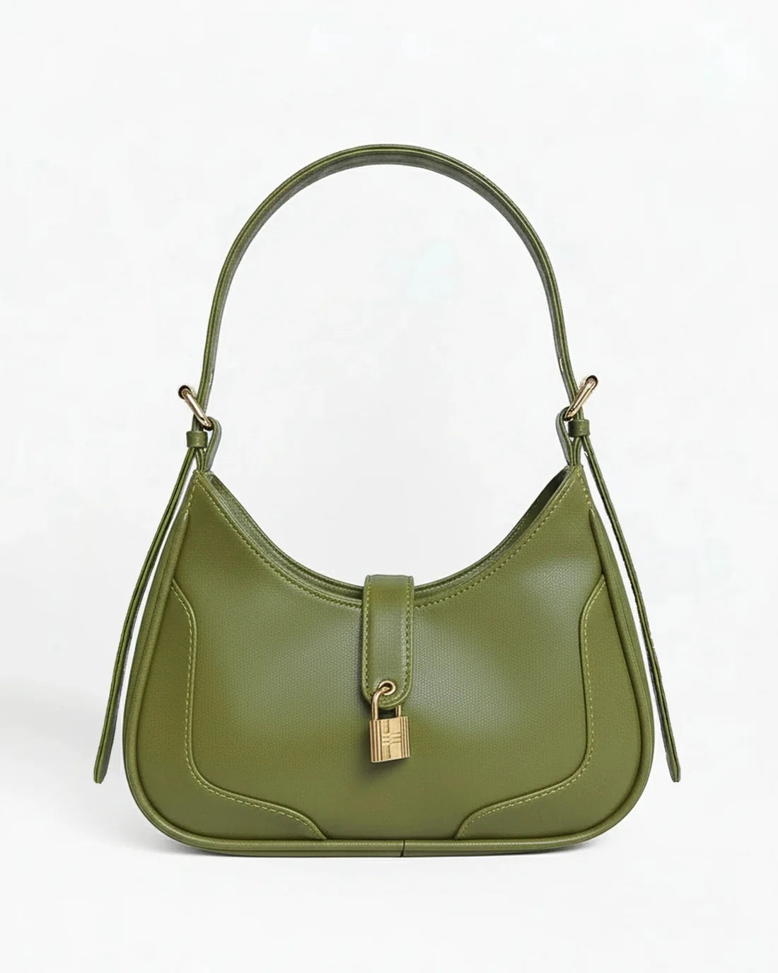 LOCKETTE OLIVE GREEN SHOULDER BAG